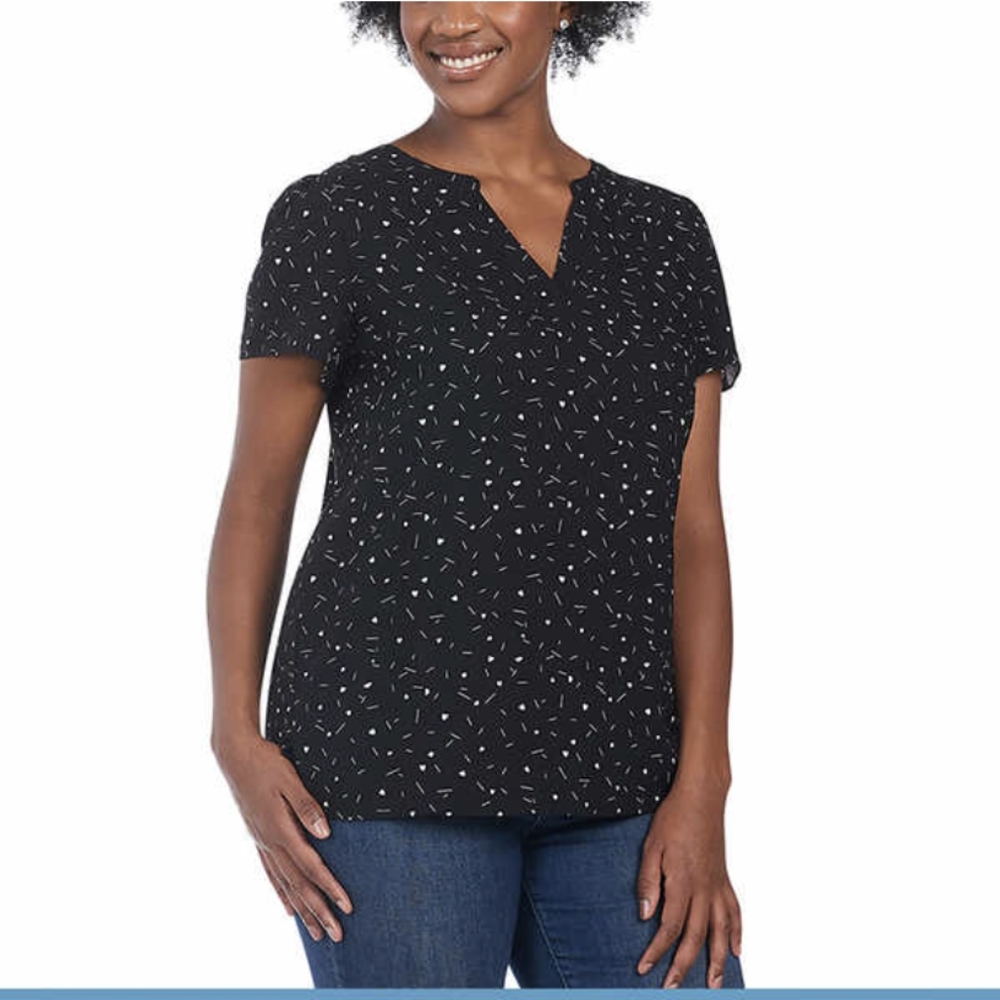 Hilary Radley Ladies' Printed Blouse